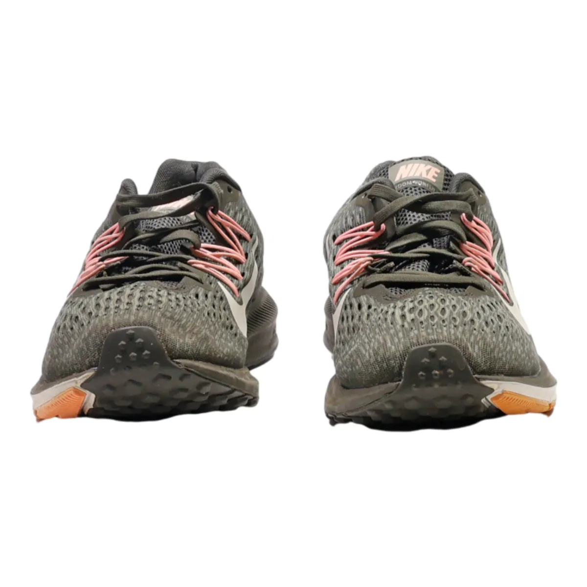 NIKE Zoom Winflo 5 Sneaker Trainers Green Synthetic Womens UK 5