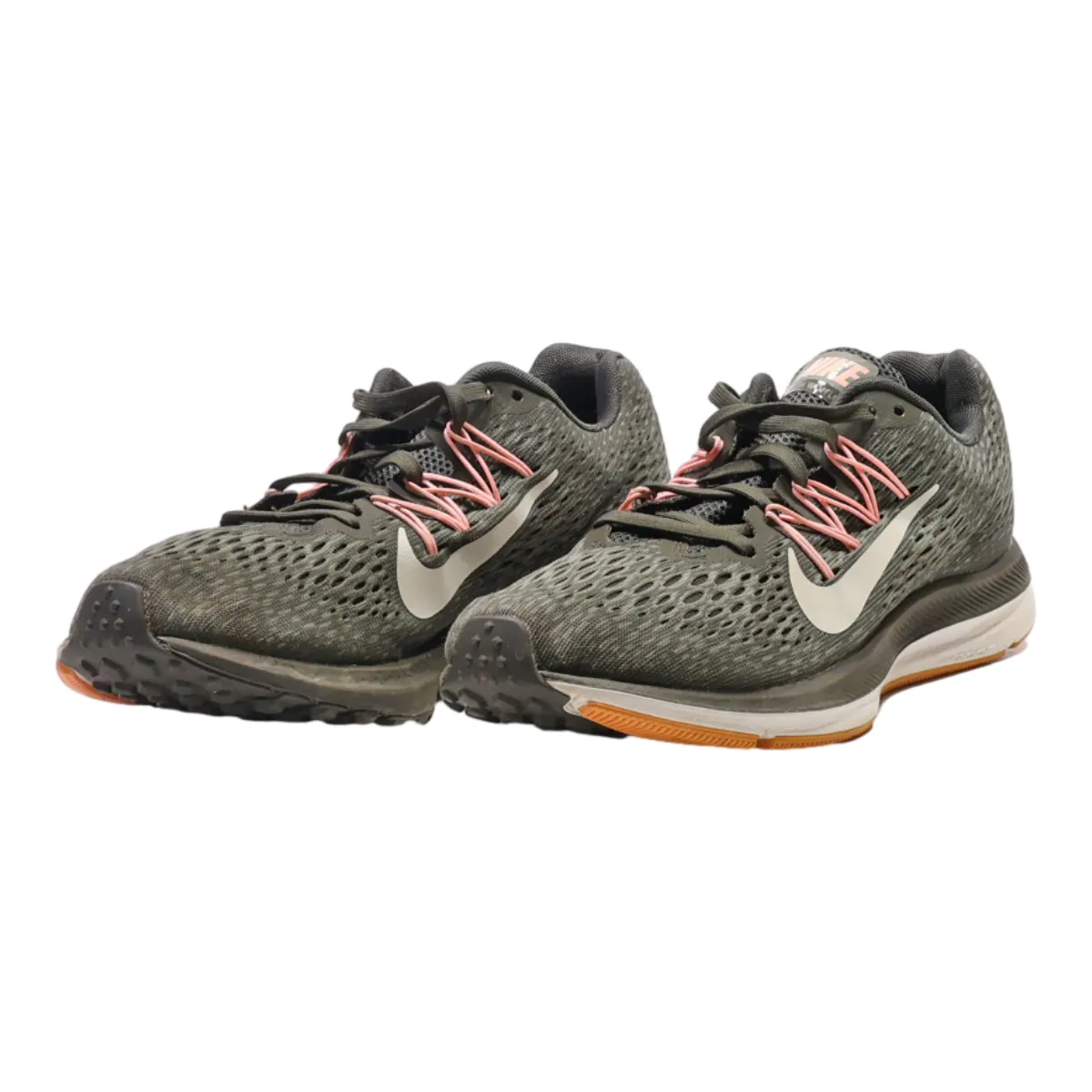 NIKE Zoom Winflo 5 Sneaker Trainers Green Synthetic Womens UK 5