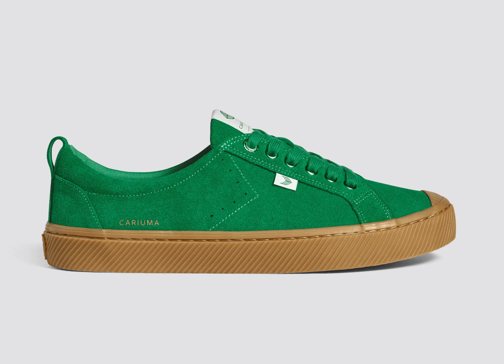 OCA Low Gum Fern Green Suede Sneaker Women