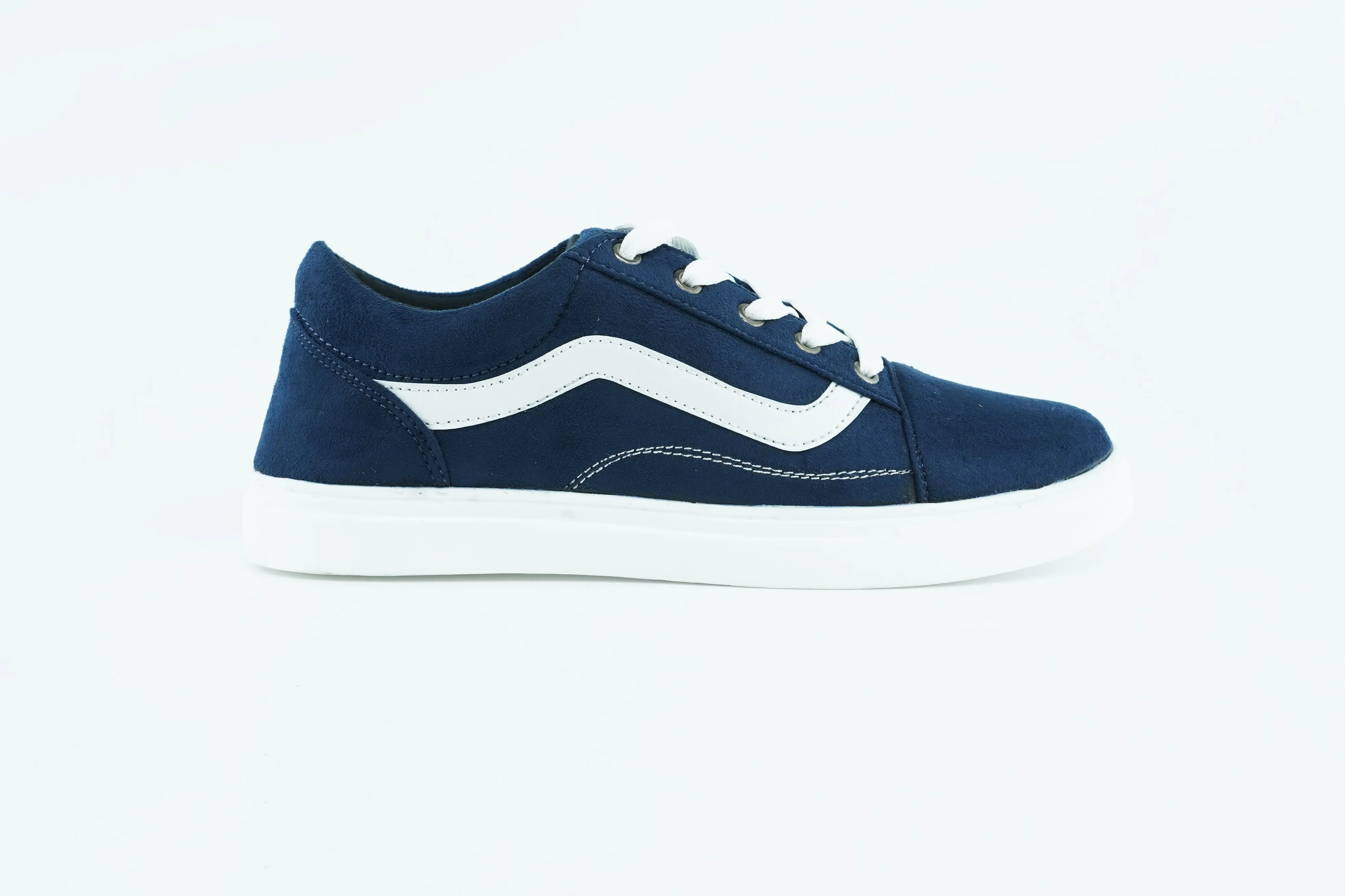 old school shoes in blue color