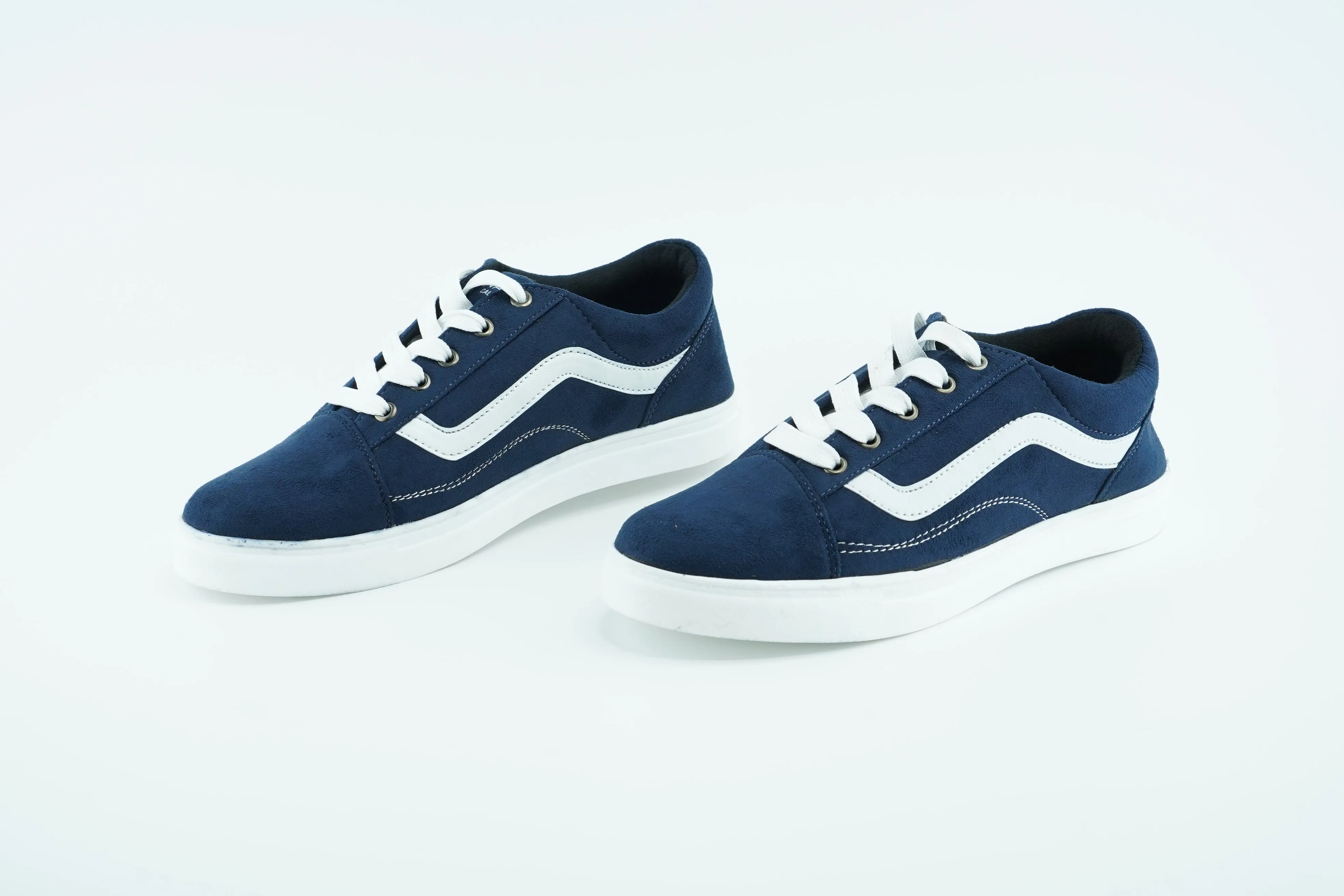 old school shoes in blue color
