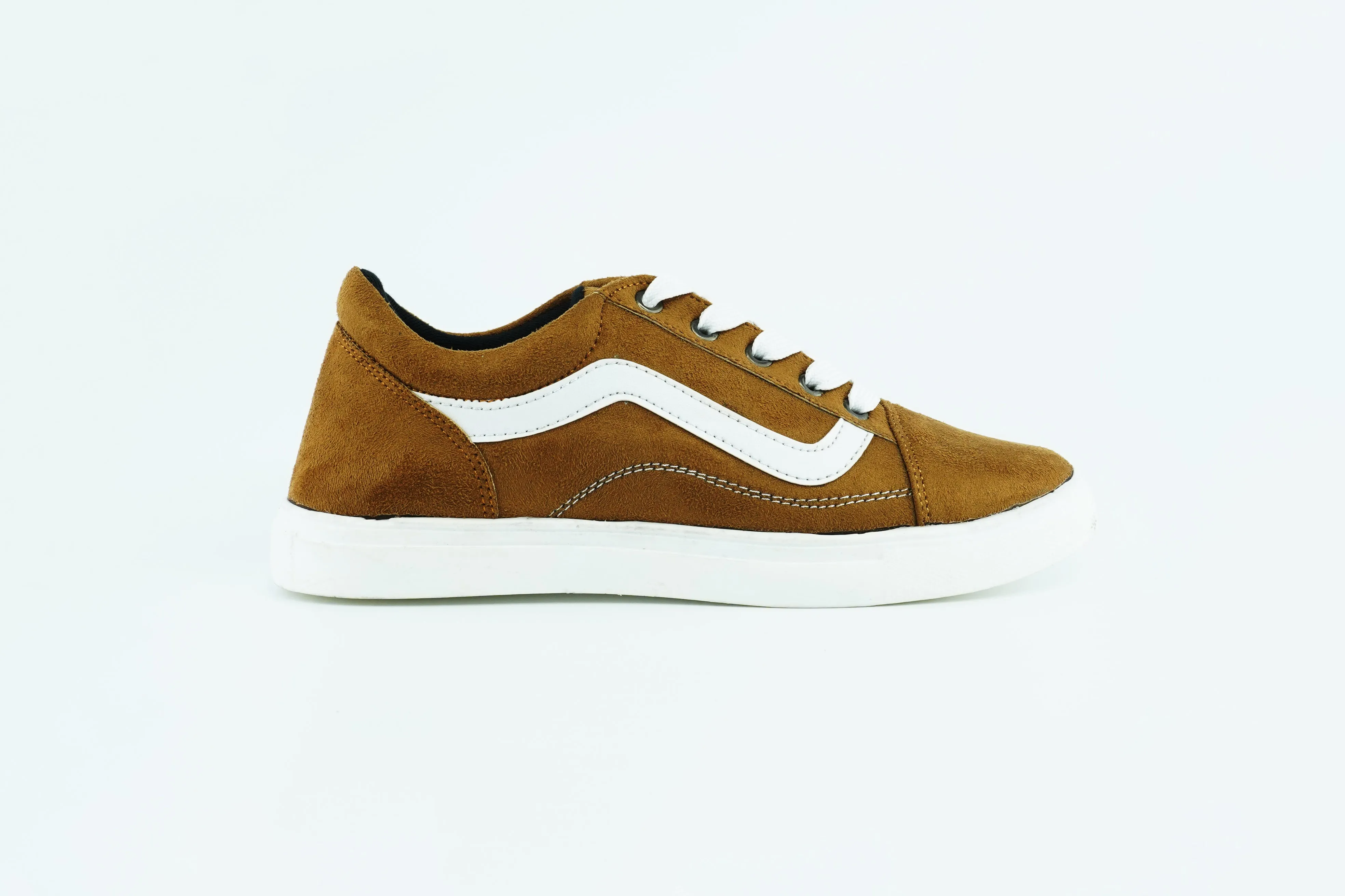 old school shoes in brown color