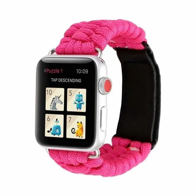Outdoors Survival Rope Strap For Apple Watch