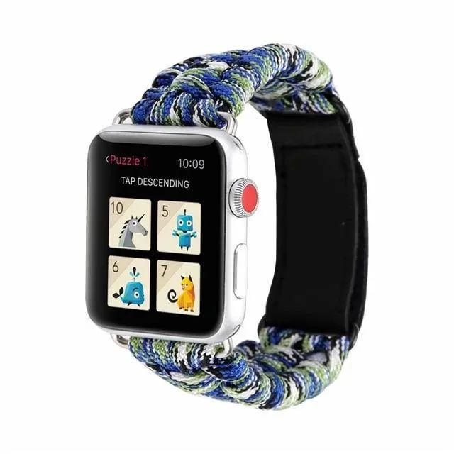 Outdoors Survival Rope Strap For Apple Watch
