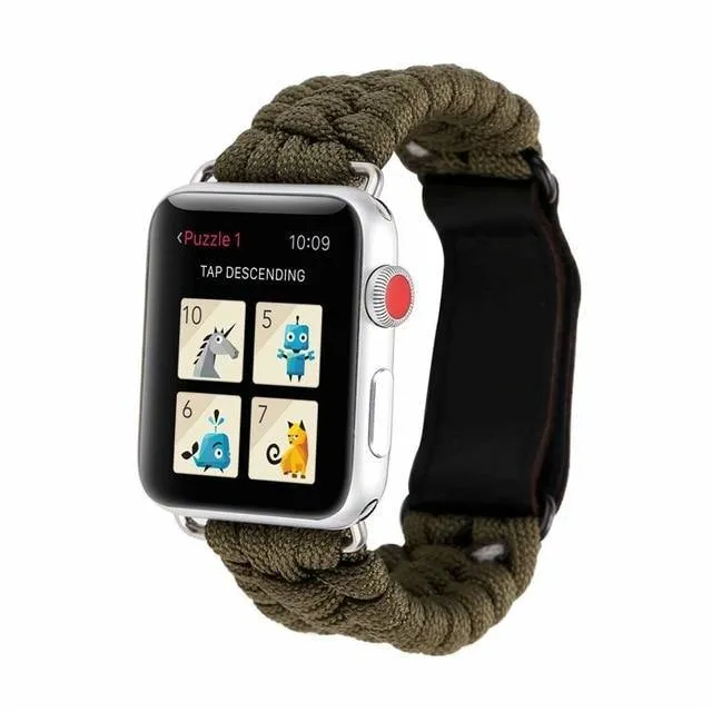 Outdoors Survival Rope Strap For Apple Watch