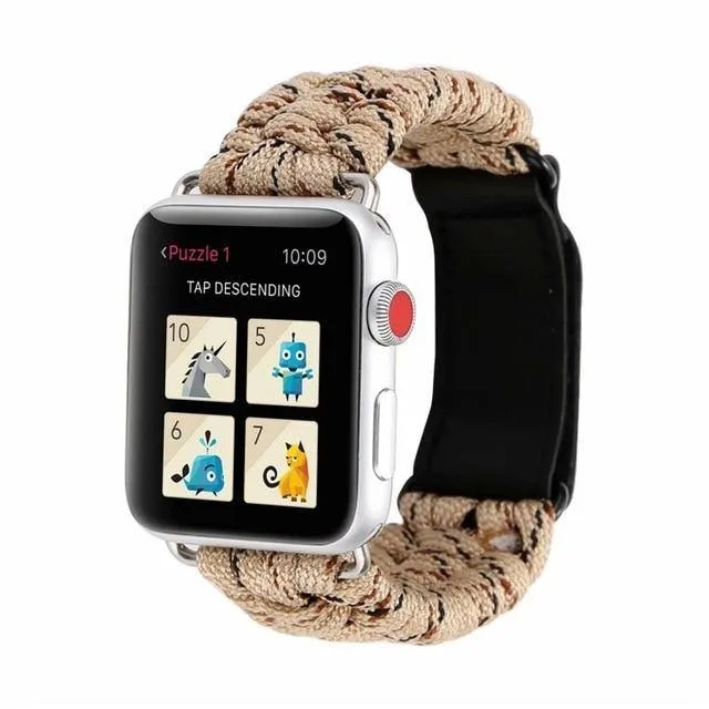 Outdoors Survival Rope Strap For Apple Watch