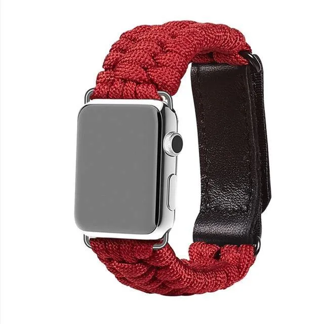 Outdoors Survival Rope Strap For Apple Watch