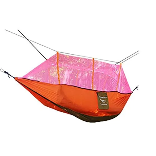Parachute Double Camping Hammock with Mosquito Net - Glumes