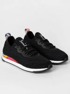 Paul Smith APRINA Swirl Trainers In Black W1S-ARP02-LPLY.79