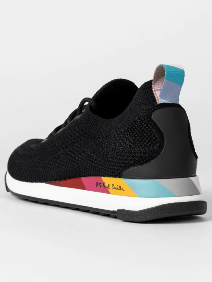Paul Smith APRINA Swirl Trainers In Black W1S-ARP02-LPLY.79