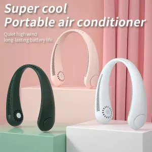 Portable Hanging Neck Fan with USB Charging