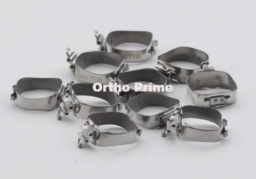 Prewelded 1st Molar Band with Double Tubes, MBT*, 0.018", Non-Convertible, With Cleats