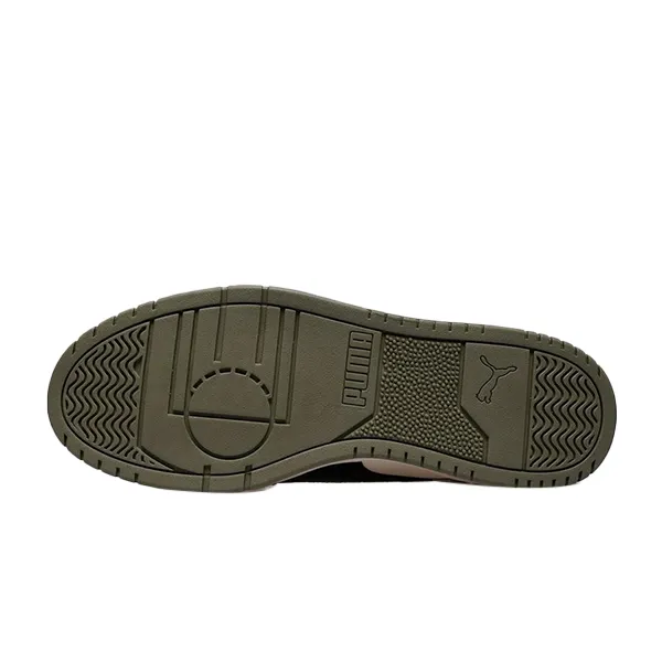 PUMA RBD GAME LOW LIFESTYLE SHOES FOR MEN, ALPINE SNOW & PUMA BLACK & PUMA OLIVE