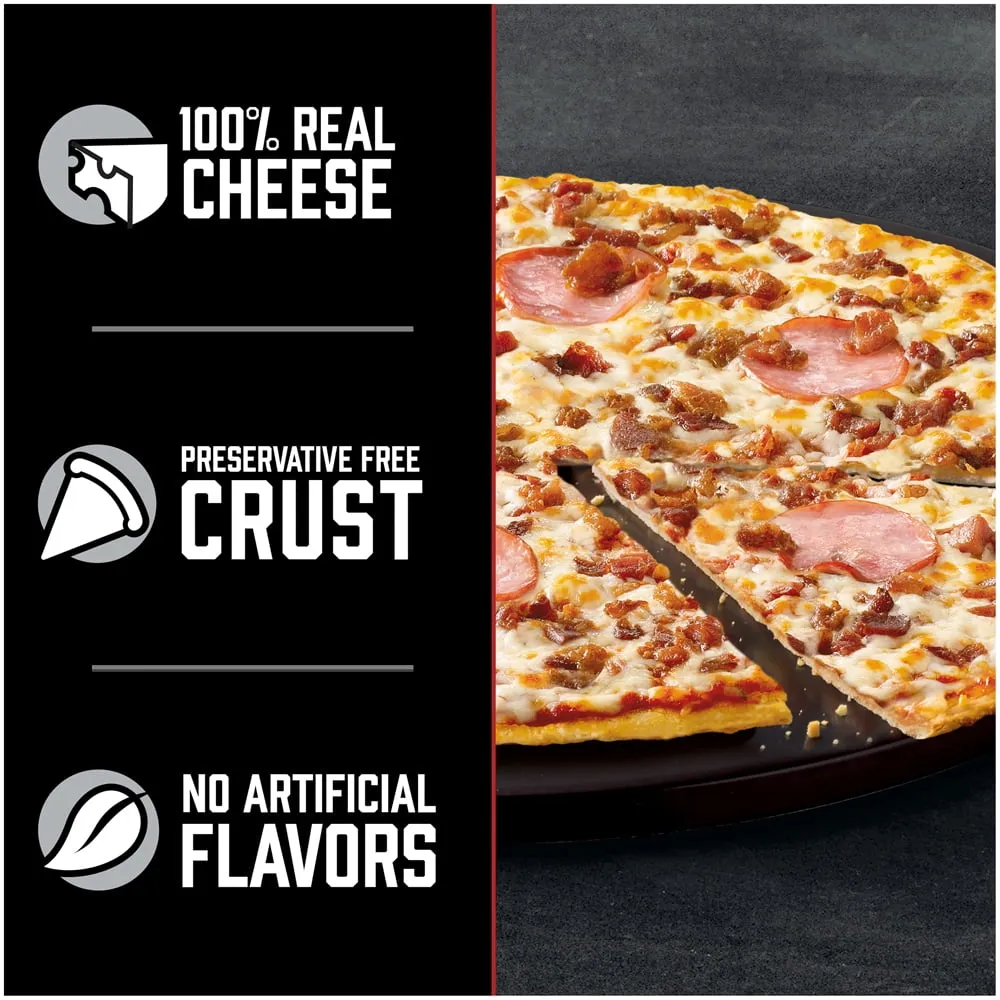 Red Baron Pizza, Thin & Crispy Bacon Lovers, 15.39 oz (Frozen)
