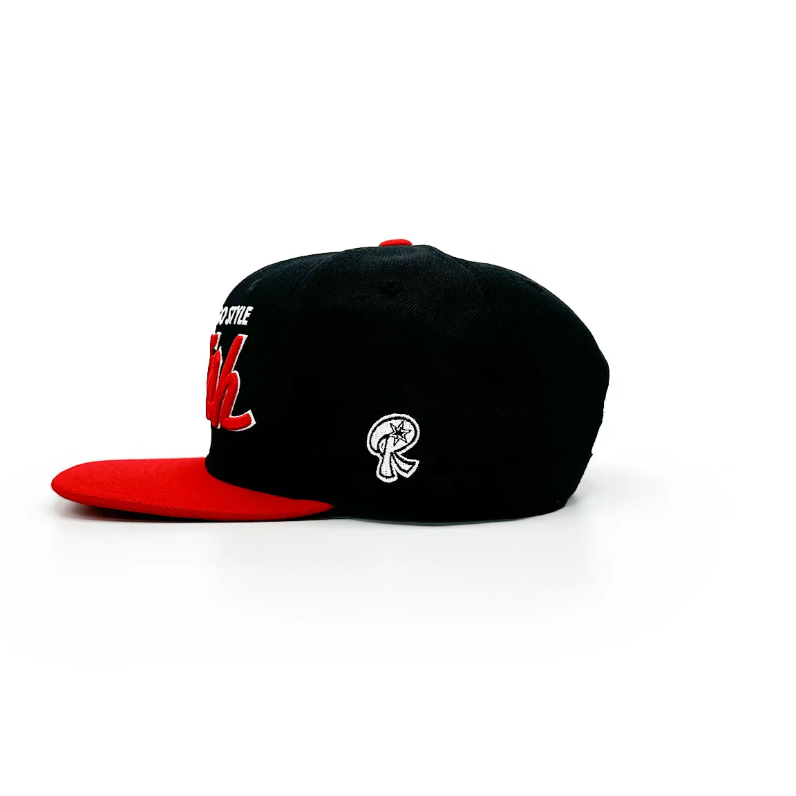 Relish Vintage Sports Script - Red and Black