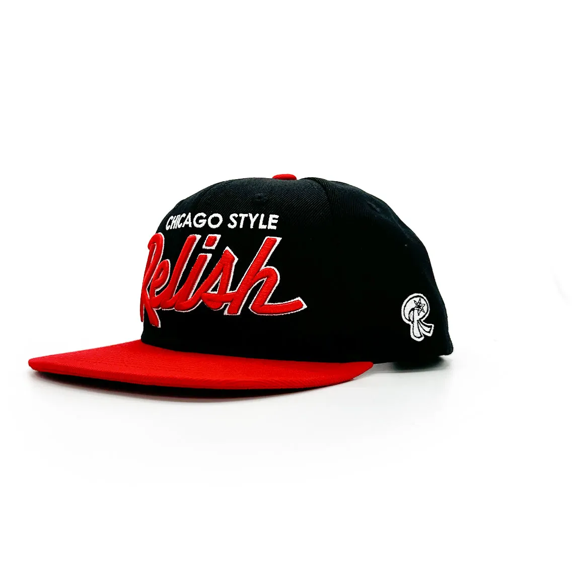 Relish Vintage Sports Script - Red and Black