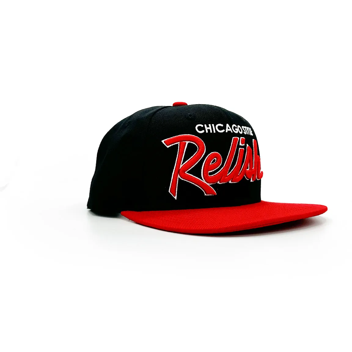 Relish Vintage Sports Script - Red and Black