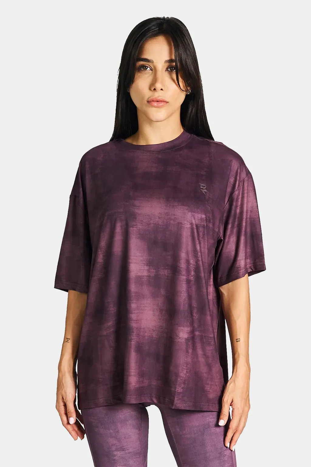 Rzist - Never Settle Women's Oversized Drop Shoulder Tee