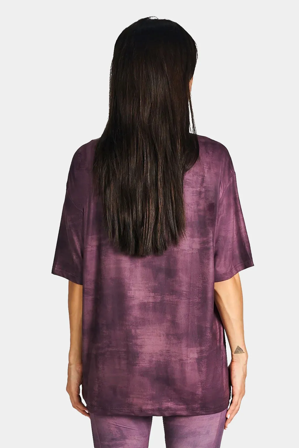 Rzist - Never Settle Women's Oversized Drop Shoulder Tee