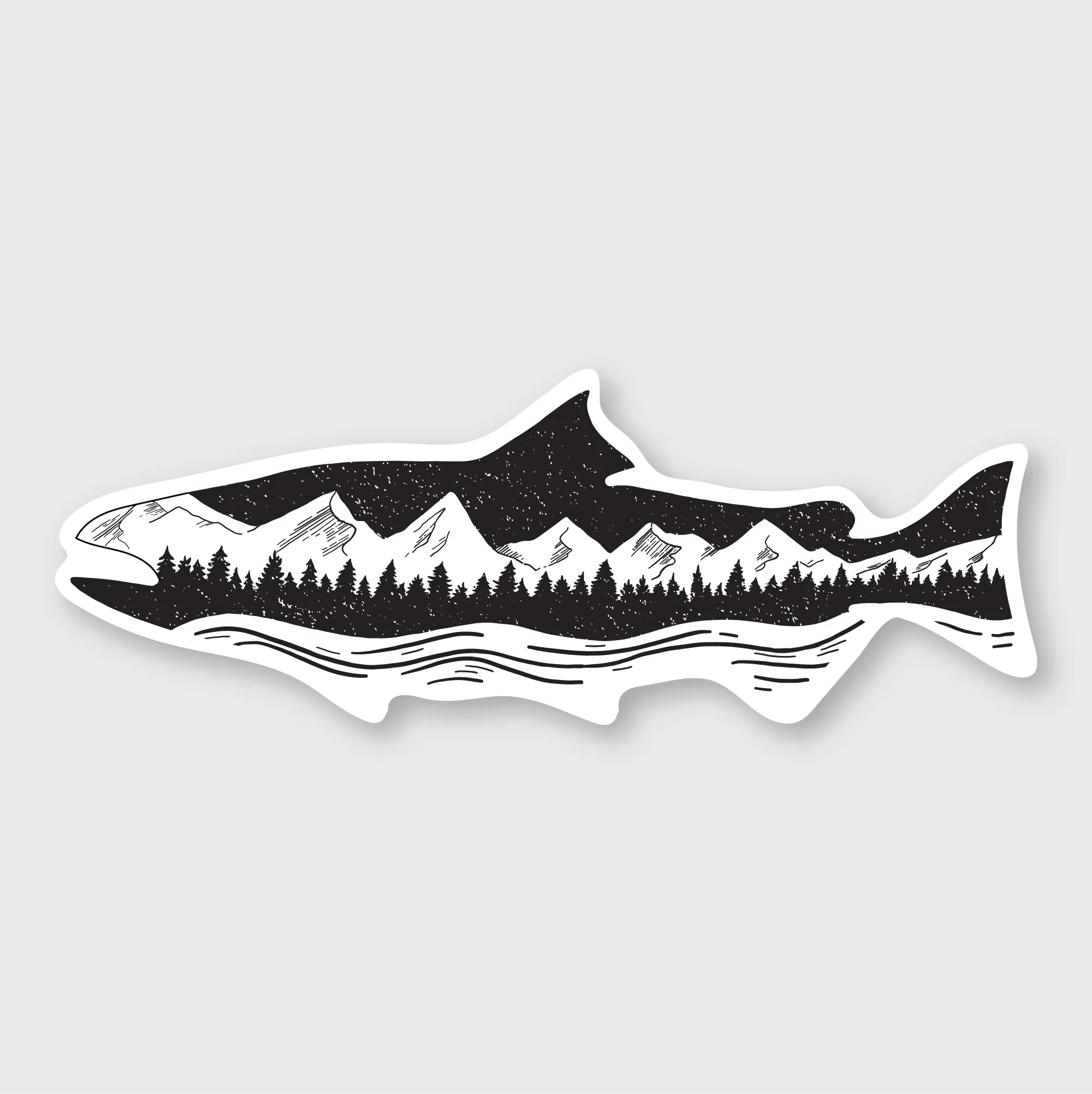 Salmon Sticker