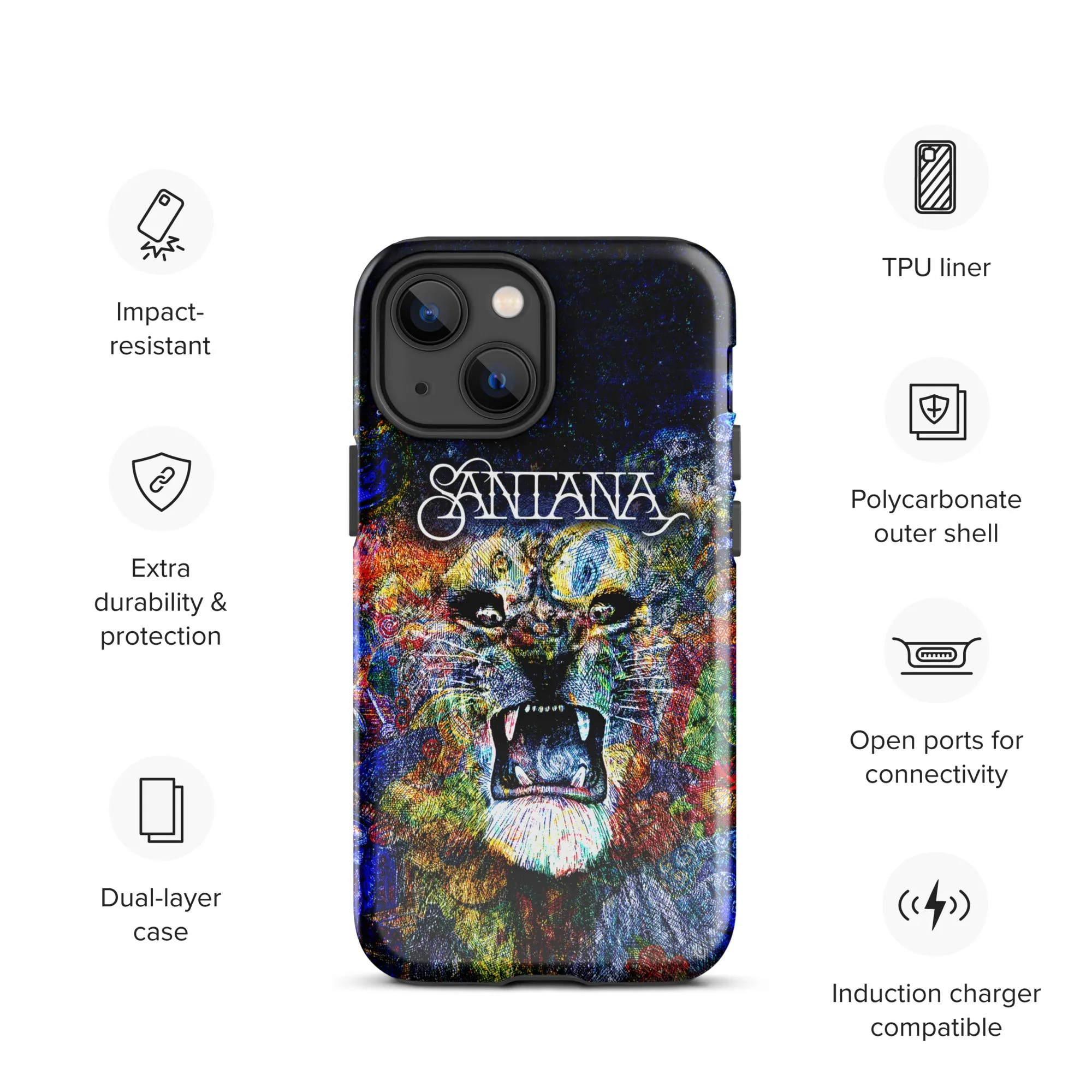 Santana Lion - Tough Case for iPhone®