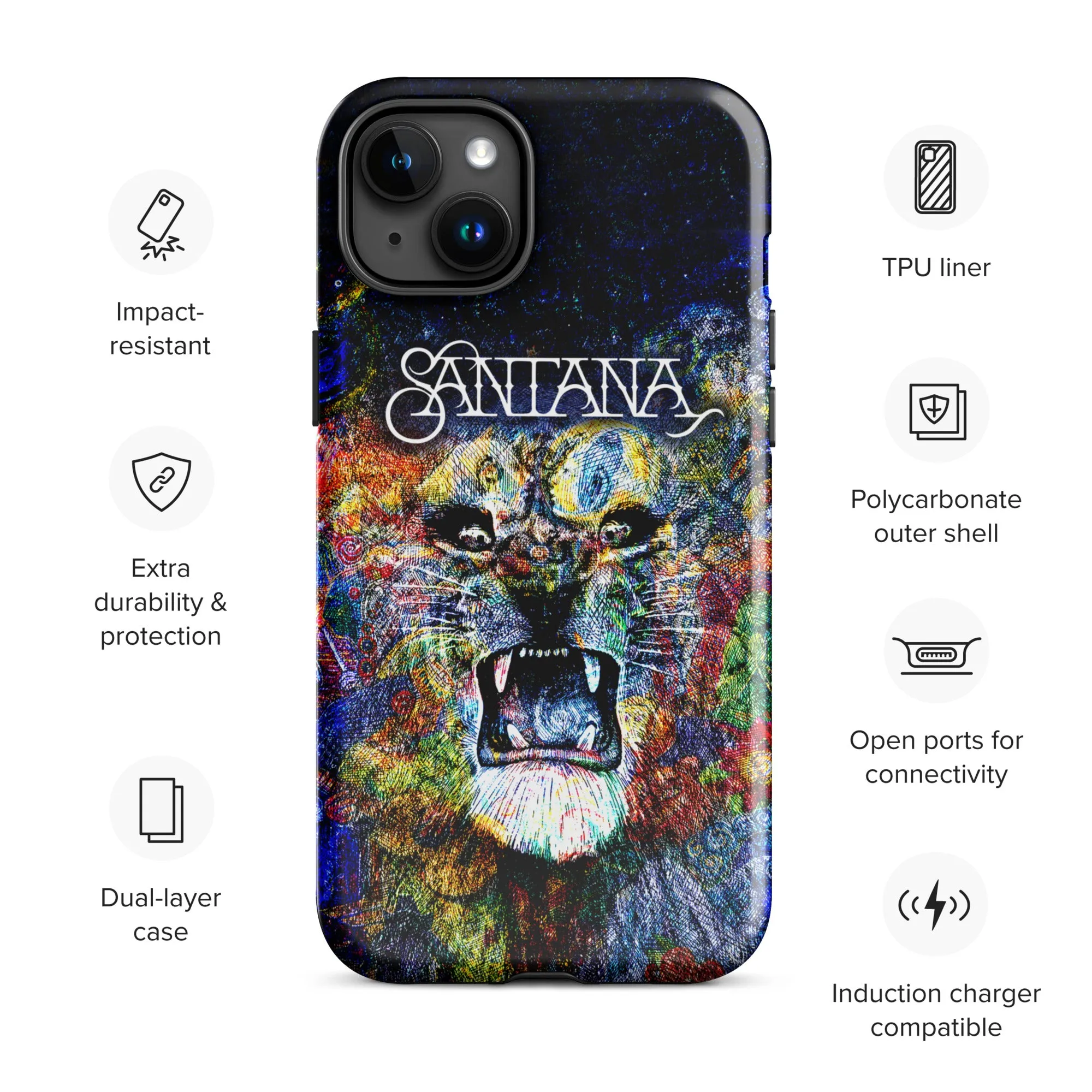 Santana Lion - Tough Case for iPhone®