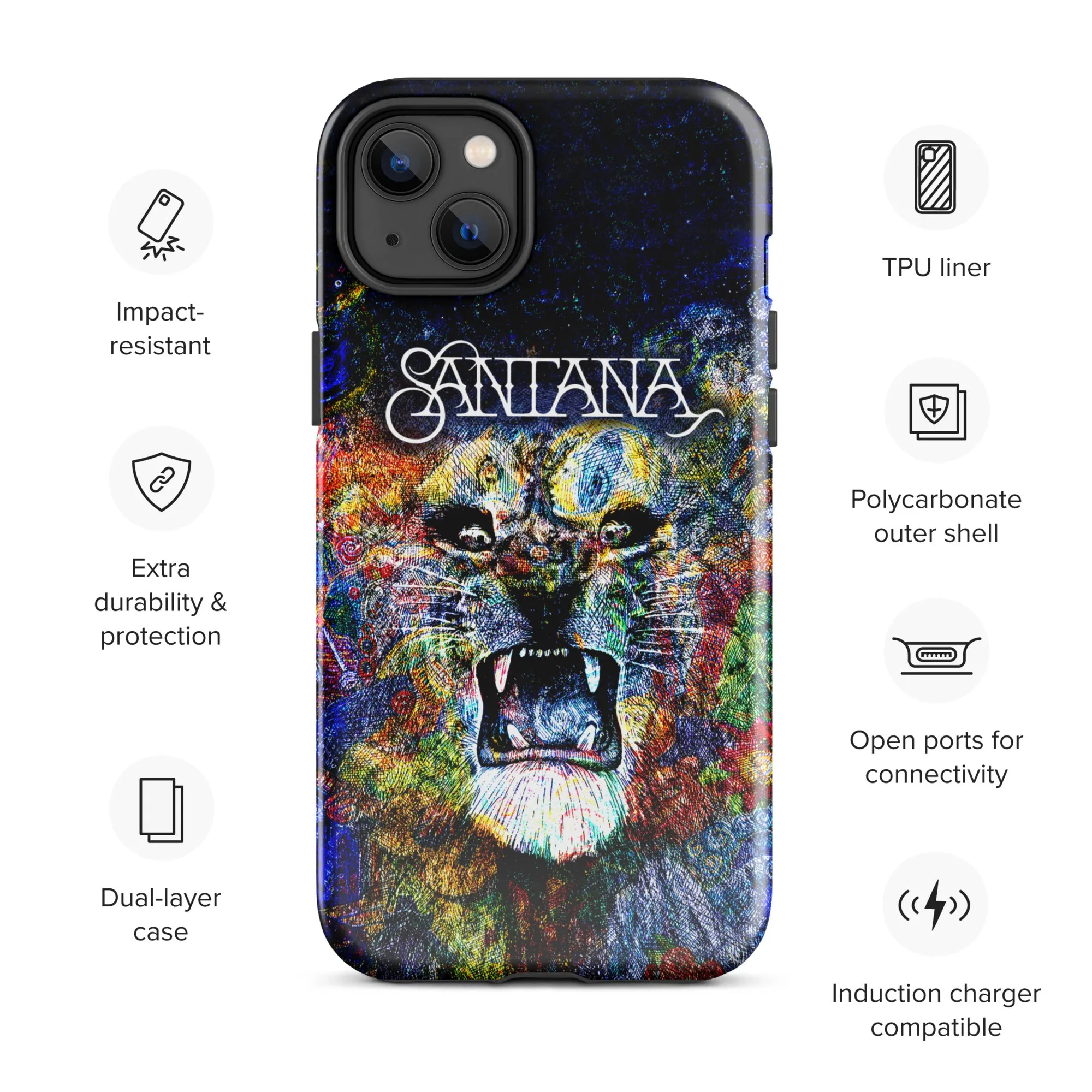 Santana Lion - Tough Case for iPhone®