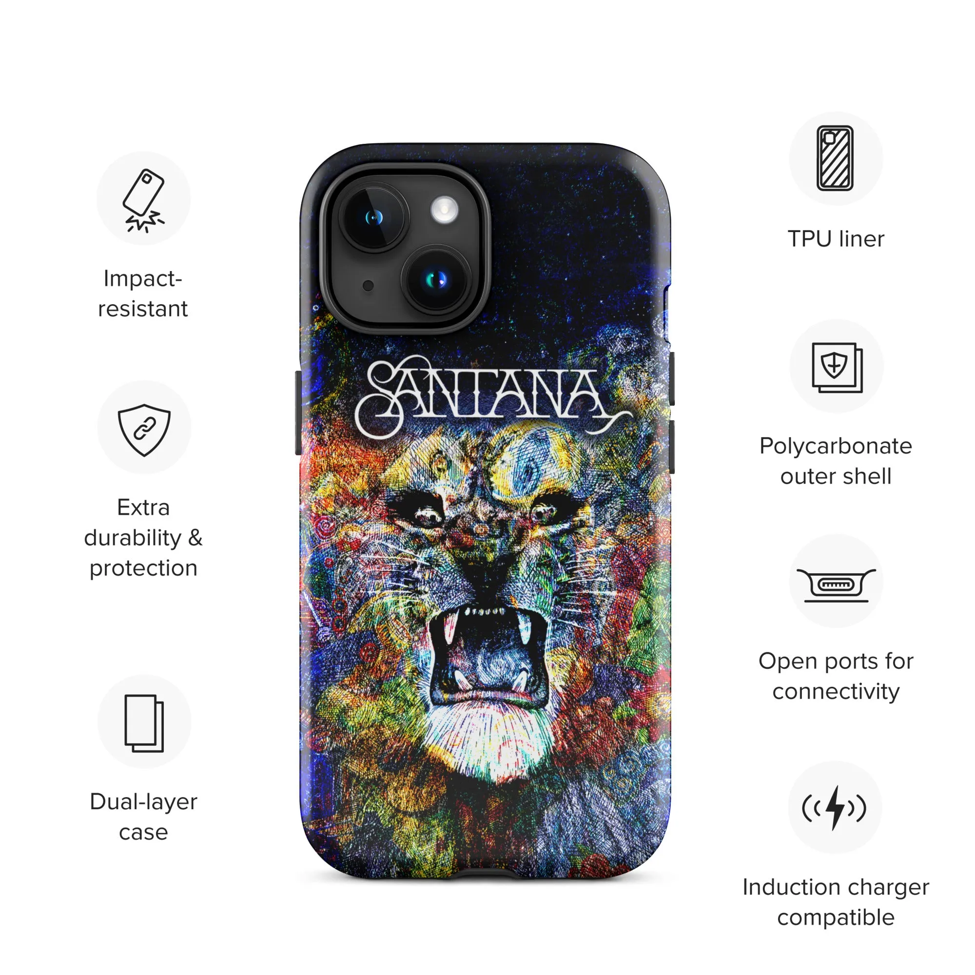 Santana Lion - Tough Case for iPhone®