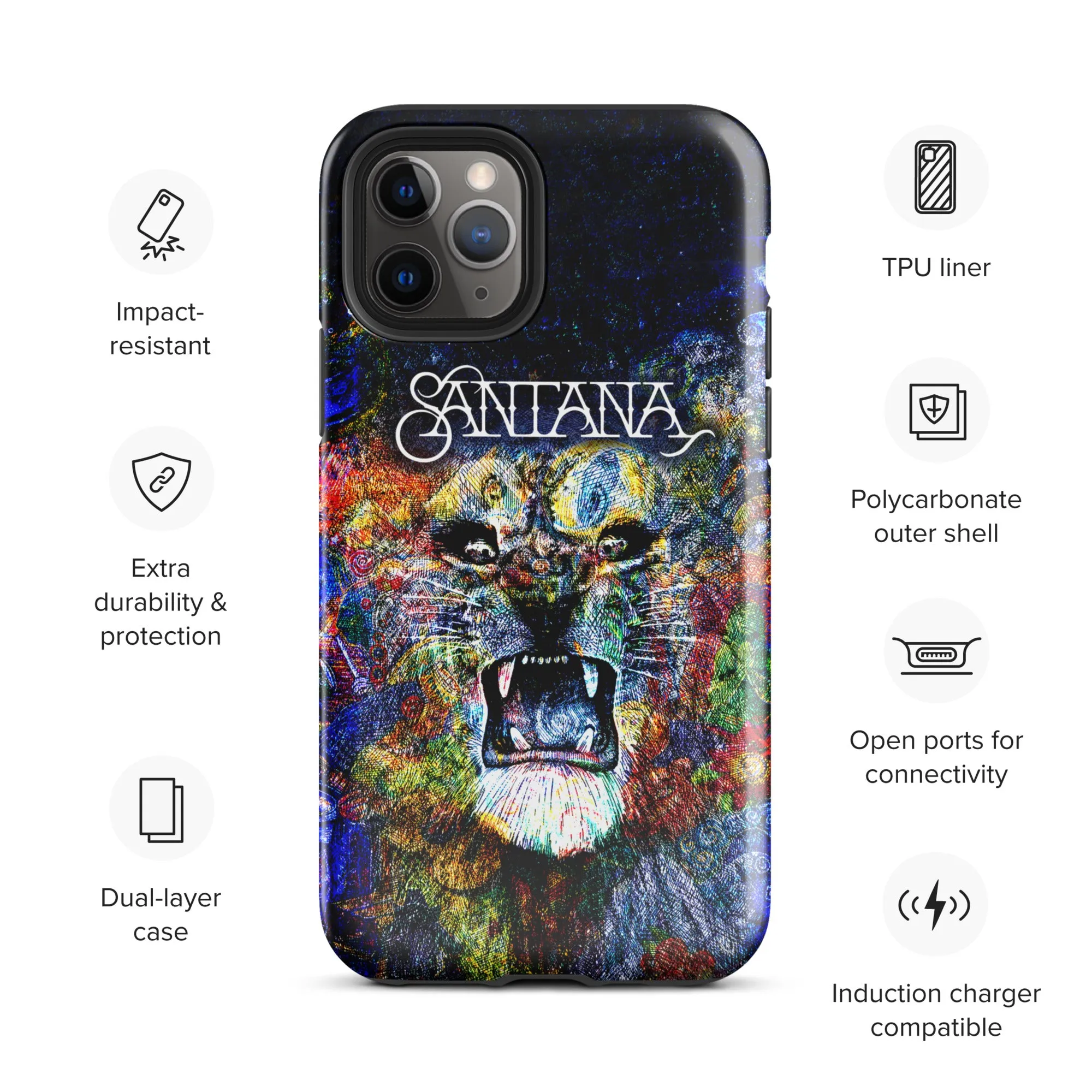 Santana Lion - Tough Case for iPhone®