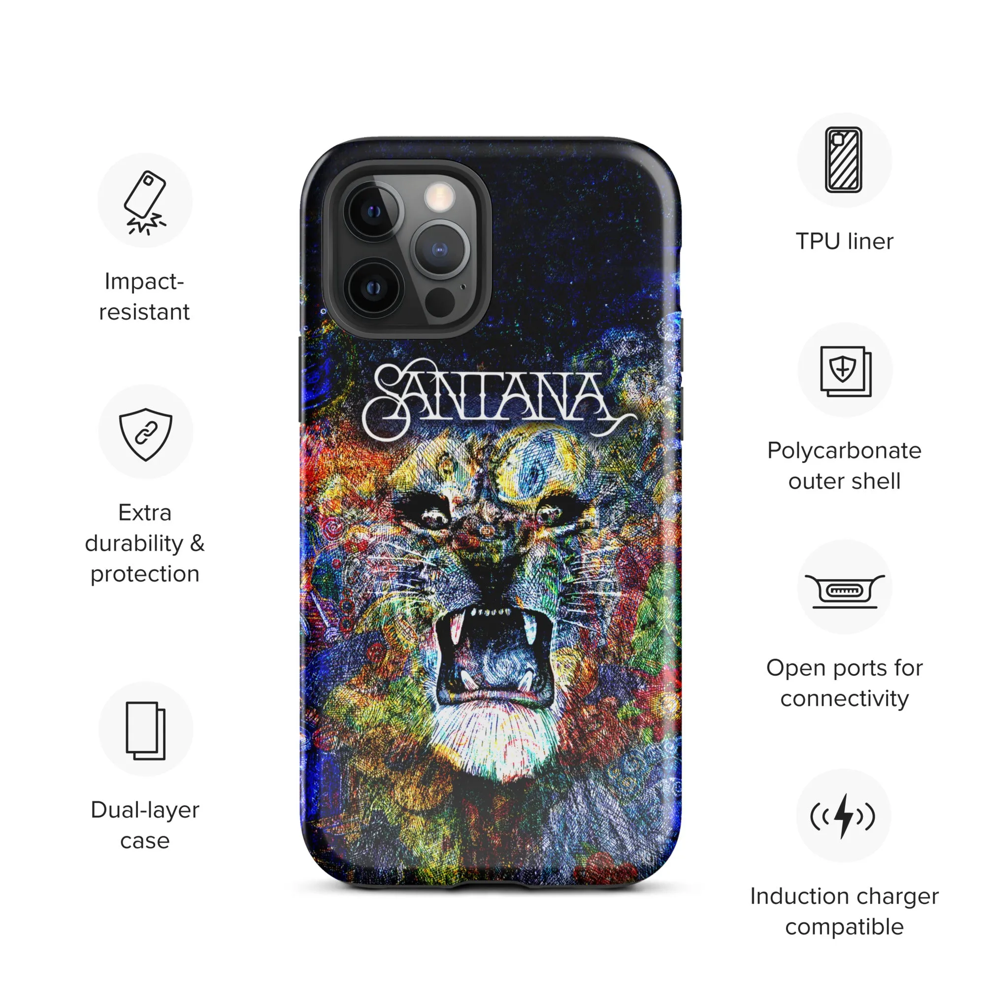 Santana Lion - Tough Case for iPhone®