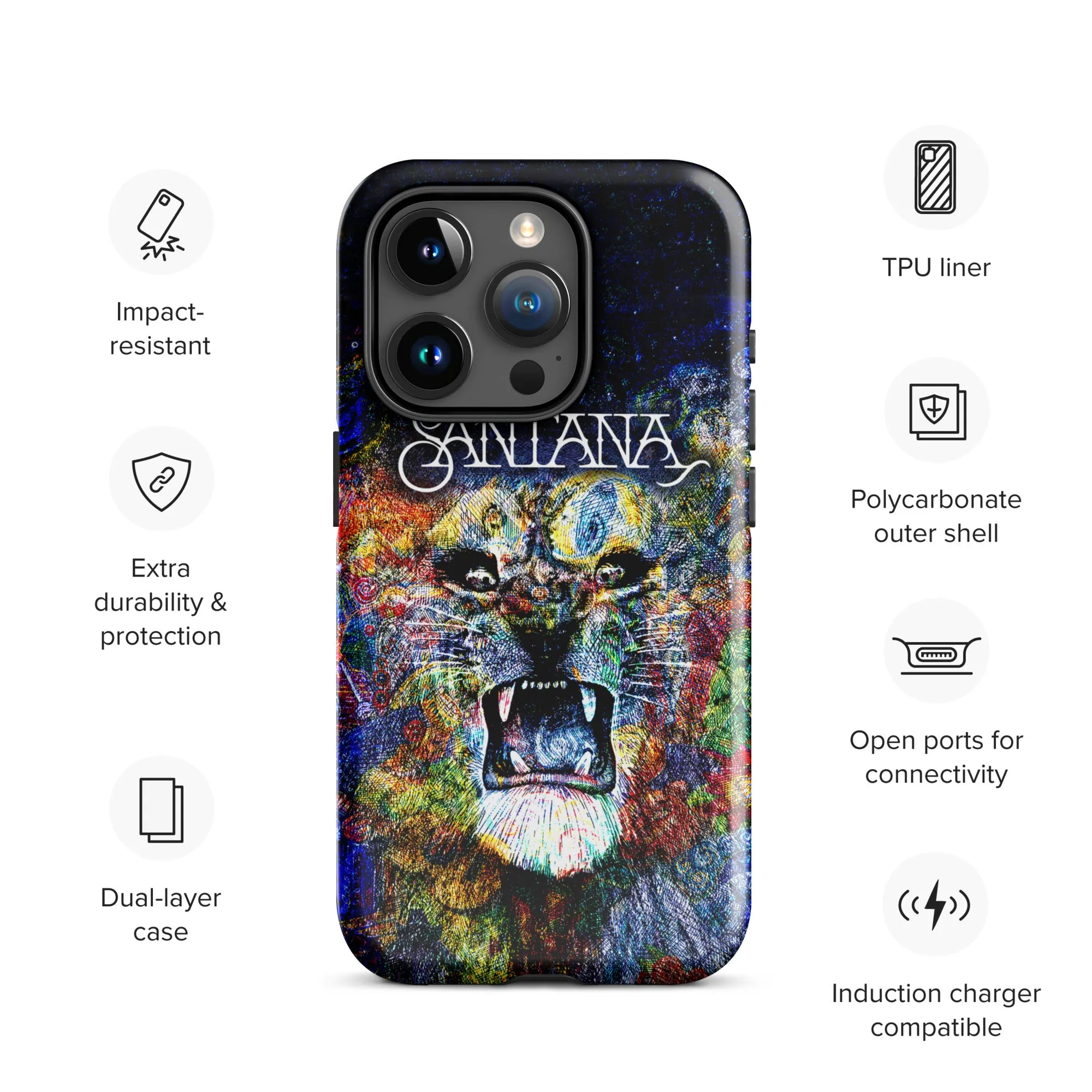 Santana Lion - Tough Case for iPhone®