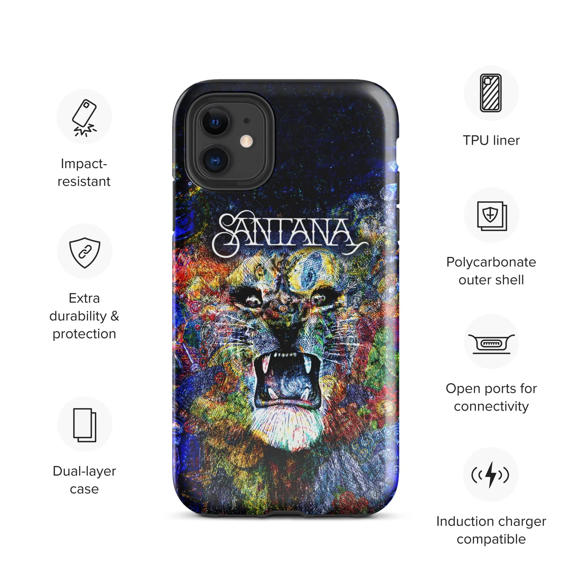 Santana Lion - Tough Case for iPhone®