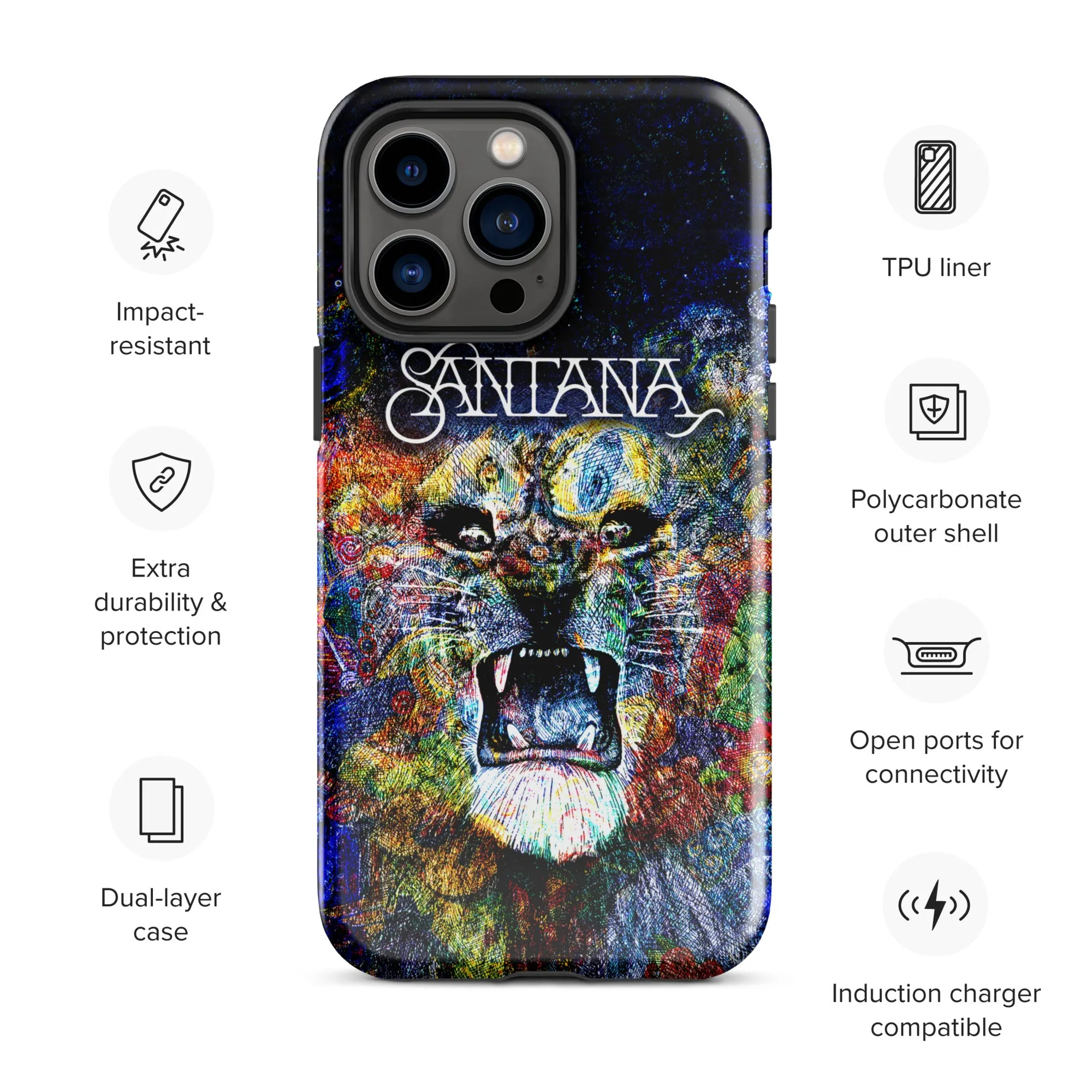 Santana Lion - Tough Case for iPhone®