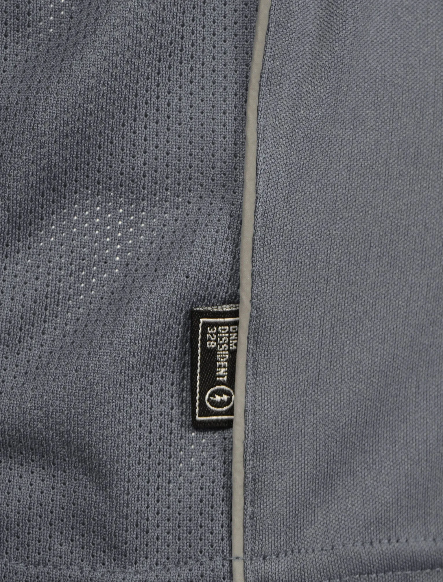 Satriano Mesh Insert Top in Grey - Dissident