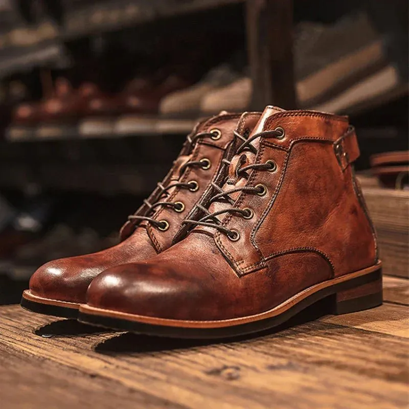 Sawyer™ - Rugged Leather High-Top