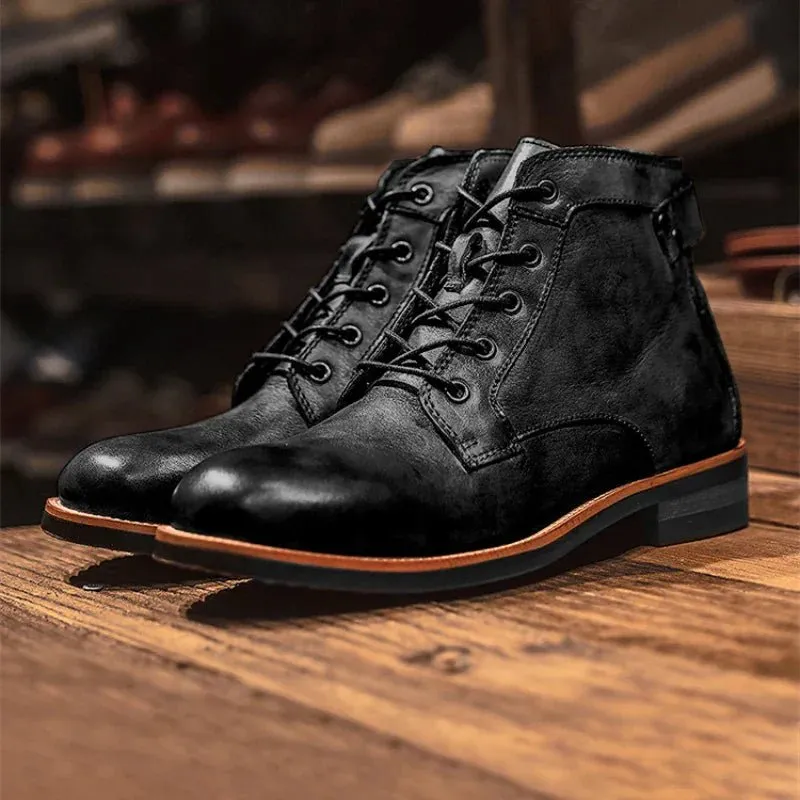 Sawyer™ - Rugged Leather High-Top