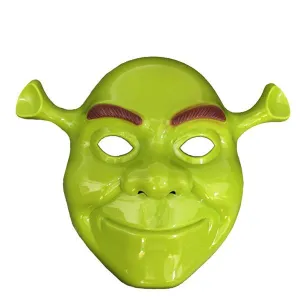 Shrek Style Green Monster Plastic Mask