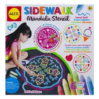 Sidewalk Mandala Sweet Stuff
