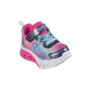 Skechers Kids Lights Velcro Trainer Navy Multi 302315N/NVMT