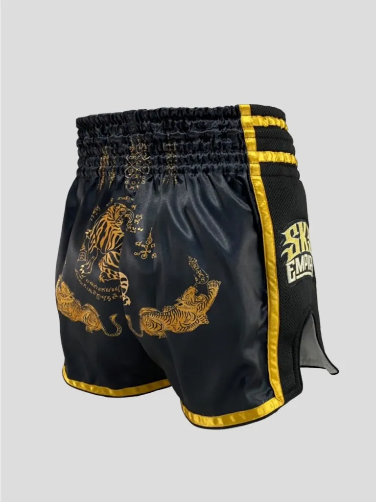 SKS EMPIRE SAKYANT TIGER SHORTS (BLACK)