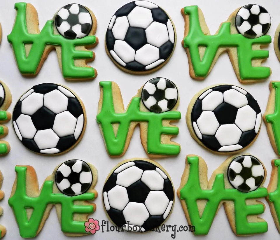 Soccer Balls  Stencil
