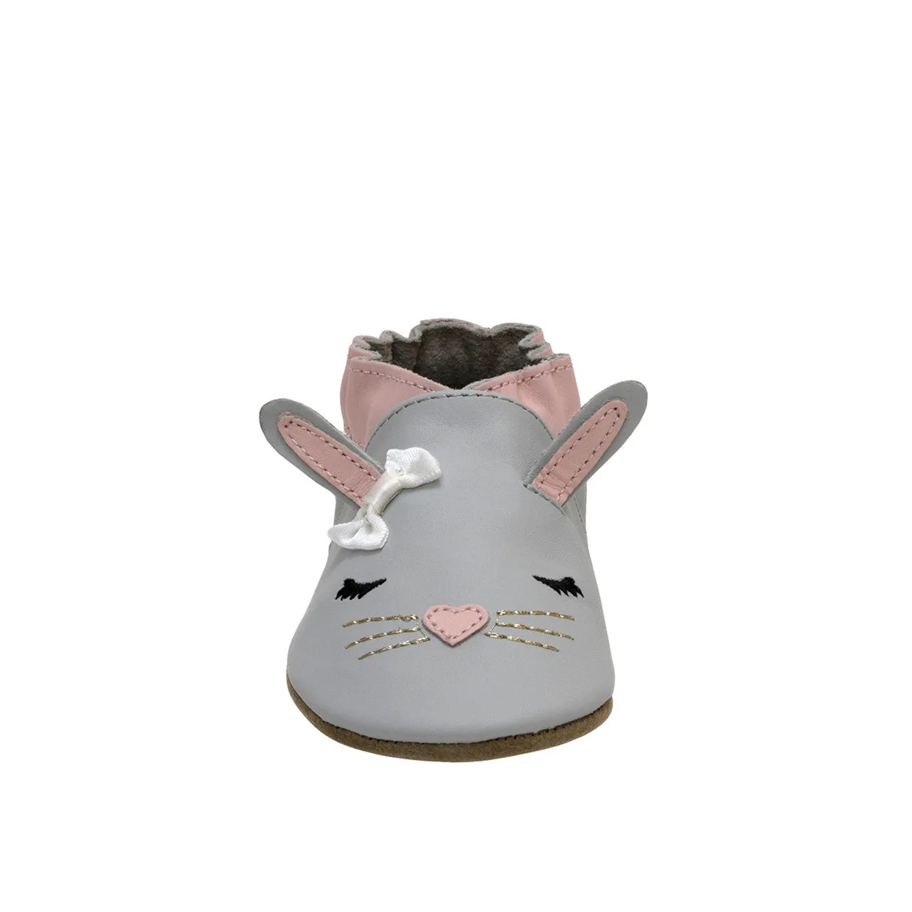 Soft Sole - Charcoal Heart Bunny