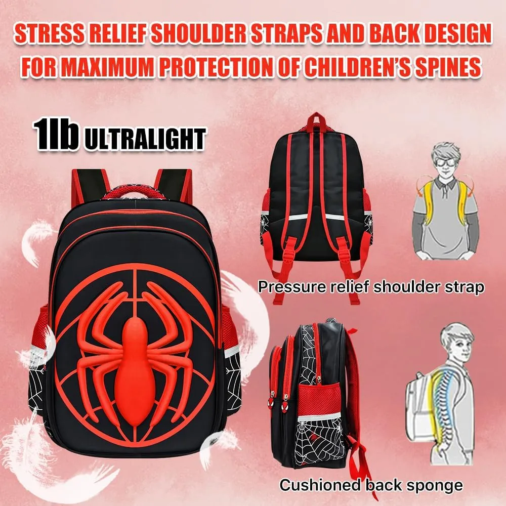 Spiderman Super Hero Cartoon Schoolbag