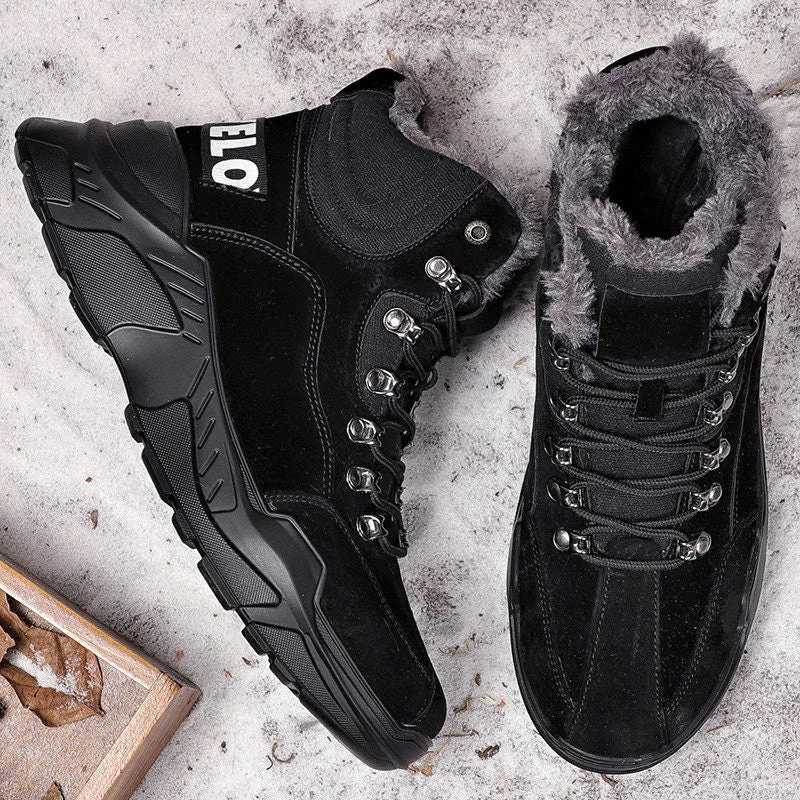 Stay Warm & Rugged with These Men's Winter Snow Boots! 🌨️💥