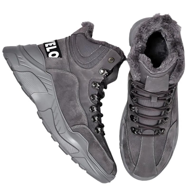 Stay Warm & Rugged with These Men's Winter Snow Boots! 🌨️💥