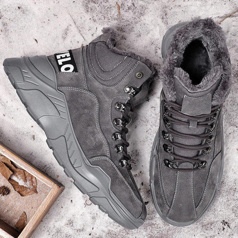 Stay Warm & Rugged with These Men's Winter Snow Boots! 🌨️💥