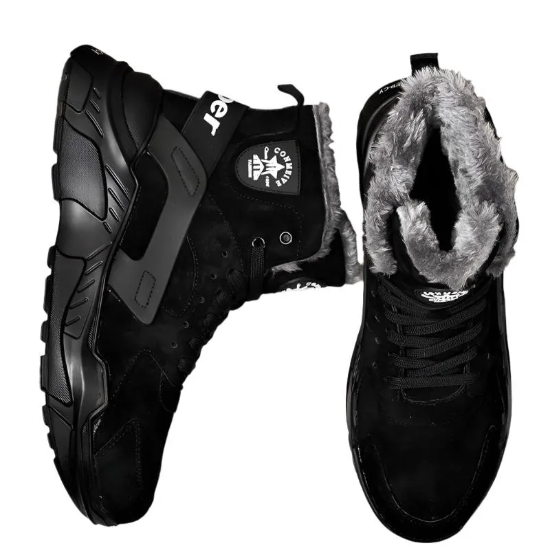 Stay Warm & Rugged with These Men's Winter Snow Boots! 🌨️💥