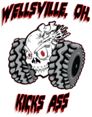 Stickers "Wellsville Kicks Ass"