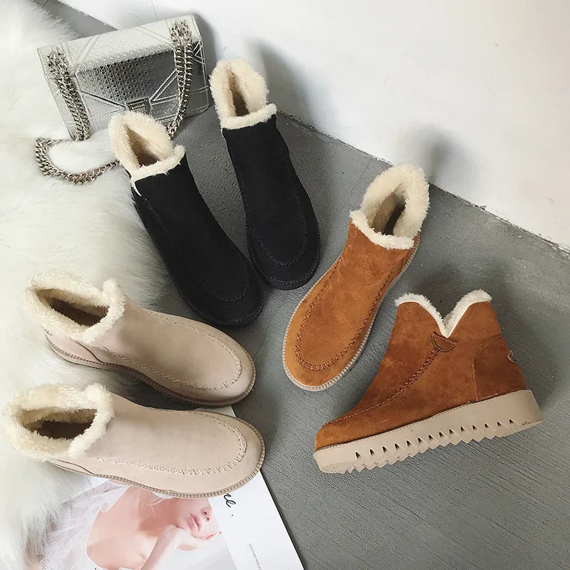 Suede Marten Boots