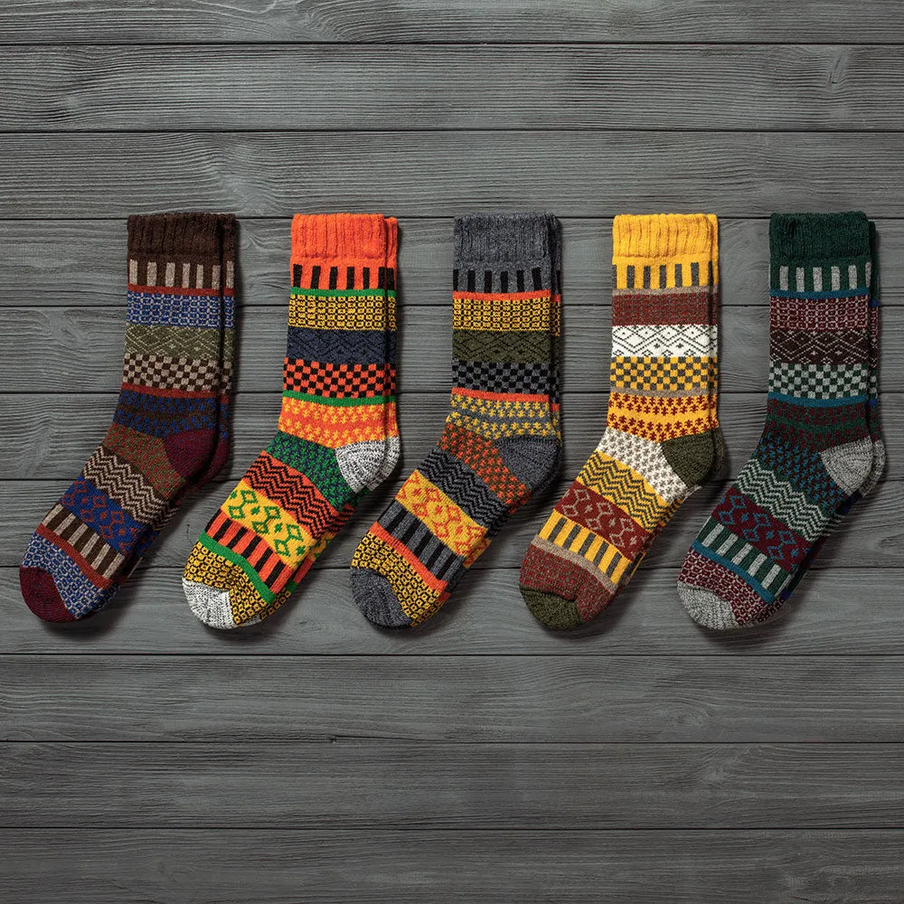 Svea Fair Isle Nordic Woollen Socks